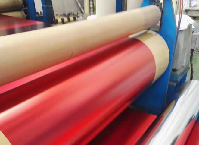 Color coated aluminum coil