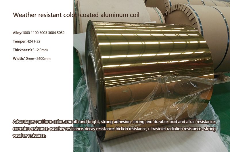 color-coated aluminum coil